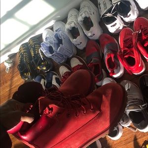 Timberland Shoes - Red Timbs ( gradeschool sz7 ) Timberland Shoes - Red Timbs ( gradeschool sz7 )